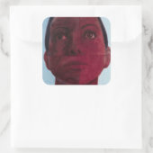 Trance Vierkante Sticker (Tas)