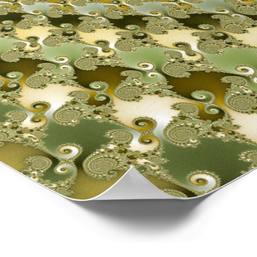 Trancetunnel - Fractaal Poster (Hoek)