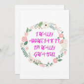 Trand Thanku kaart (Voorkant / Achterkant)