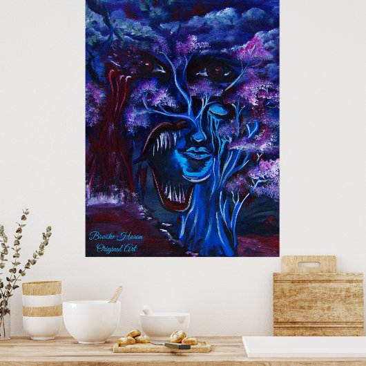 Tranen en geschreeuw poster (Keuken)