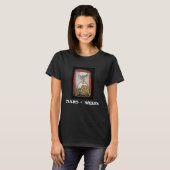 Tranen = glimlach zandloper t-shirt (Voorkant volledig)