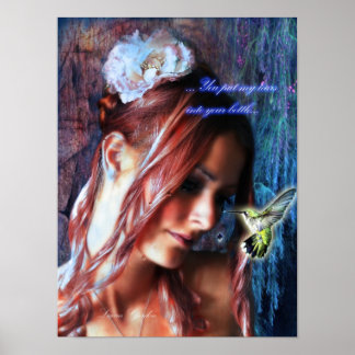 'Tranen in een fles' Inspirerend Poster