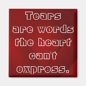 tranen magneet (Voorkant)