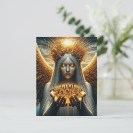 Tranen om de stad van de engelen briefkaart (Staand voorkant)