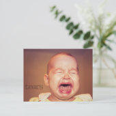 "Tranen" Schriftuurlijke briefkaart van Openbaring (Staand voorkant)