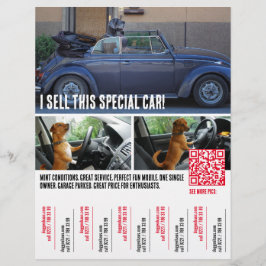 Tranen trekkende autovlieger flyer