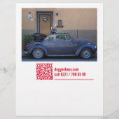 Tranen trekkende autovlieger flyer (Achterkant)