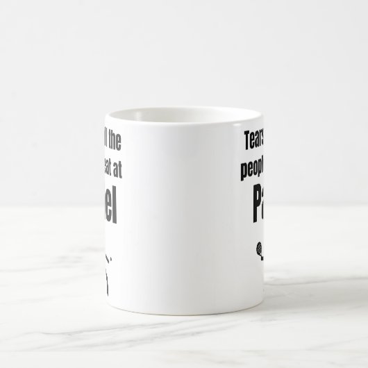 Tranen van alle mensen die ik heb verslagen bij Pa Koffiemok (Center)