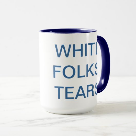tranen van blanken mok (Voorkant rechts)