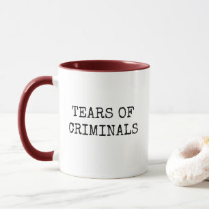 Tranen van Criminelen Vrolijken Politie Mok