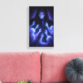 Tranen van de Gesluierde Geest Canvas Afdruk (Insitu (Woonkamer))