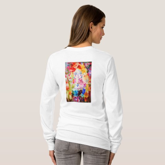 Tranen van de lente t-shirt (Achterkant volledig)