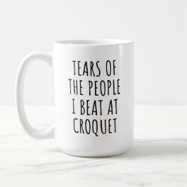 Tranen van de Mensen die ik bij Croquet Humor Vers Koffiemok