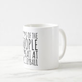 tranen van de mensen die ik bij volleybal sla koffiemok (Voorkant rechts)