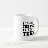 tranen van de mensen die ik in Tennis sla Koffiemok (Voorkant rechts)