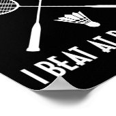 Tranen van de mensen die ik versla bij Badminton S Poster (Hoek)