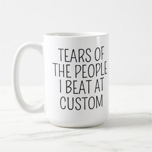 Tranen van de Mensen die ik Versla bij Custom Koffiemok
