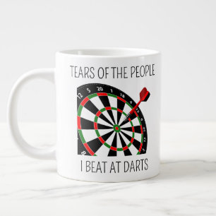 Tranen Van De Mensen Die Ik Versloeg Bij Darts Grote Koffiekop
