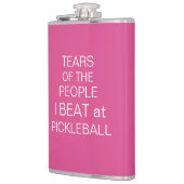 Tranen van de mensen die ik versloeg bij Picklebal Heupfles (Links)