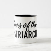 Tranen van de Patriarchy-Mok Tweekleurige Koffiemok (Center)