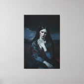 Tranen van de Storm Canvas Afdruk (Voorkant)