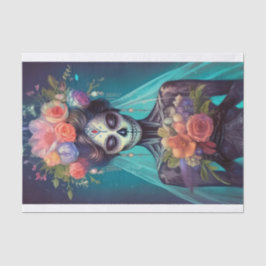 Tranen van de vergeten, gloeiende gotische bruid tissuepapier