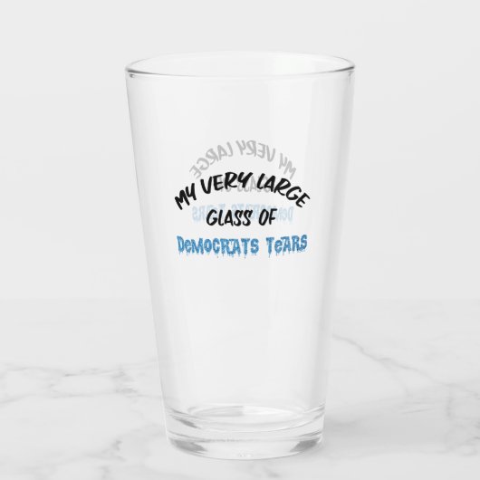 Tranen van Democraten Glas (Achterkant)