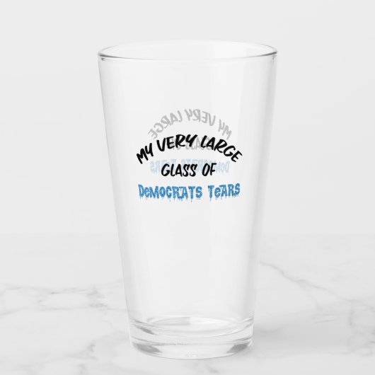 Tranen van Democraten Glas (Voorkant)