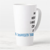 Tranen van Democraten Latte Mok (Rechterhoek)