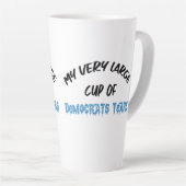 Tranen van Democraten Latte Mok (Rechterhoek)
