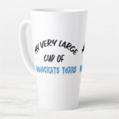 Tranen van Democraten Latte Mok (Linkerhoek)