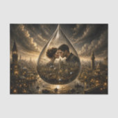 Tranen van Eeuwige Liefde Decoupage Tissuepapier (Voorkant)