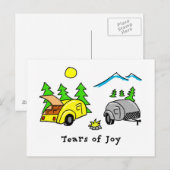 Tranen van Joy Briefkaart (Voorkant / Achterkant)
