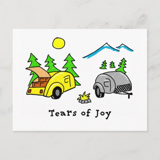 Tranen van Joy Briefkaart (Voorkant)