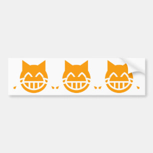 Tranen van Joy Emoji Cat Bumpersticker