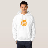 Tranen van Joy Emoji Cat Hoodie (Voorkant volledig)