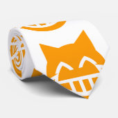 Tranen van Joy Emoji Cat Stropdas (Opgerold)