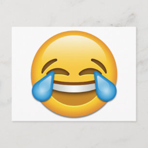 tranen van Joy emoji grappig Briefkaart
