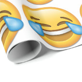 tranen van Joy emoji grappig Cadeaupapier (Rol Hoek)