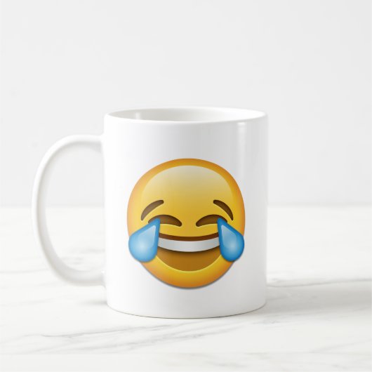tranen van Joy emoji grappig Koffiemok (Links)