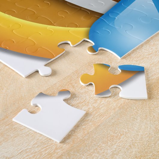 tranen van Joy emoji grappig Legpuzzel (Zijkant)