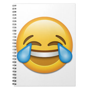 tranen van Joy emoji grappig Notitieboek