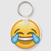 tranen van Joy emoji grappig Sleutelhanger (Voorkant)
