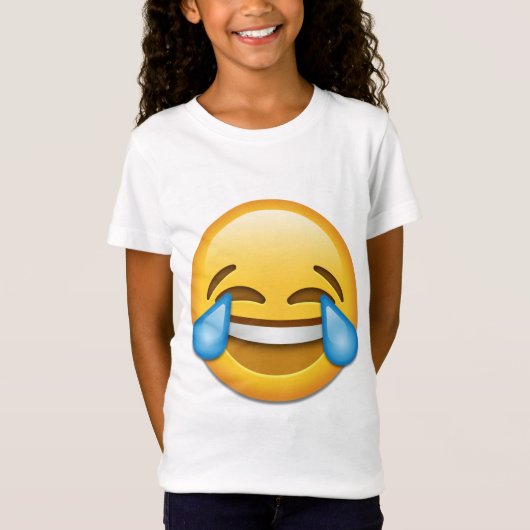 tranen van Joy emoji grappig T-shirt (Voorkant)
