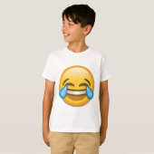 tranen van Joy emoji grappig T-shirt (Voorkant volledig)