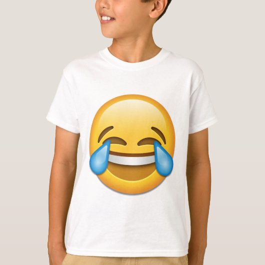 tranen van Joy emoji grappig T-shirt (Voorkant)