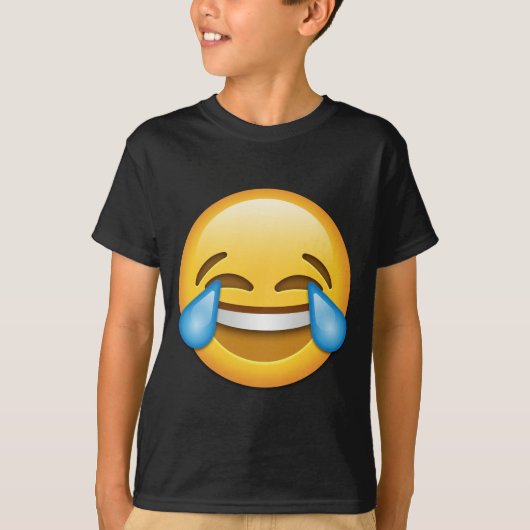 tranen van Joy emoji grappig T-shirt (Voorkant)