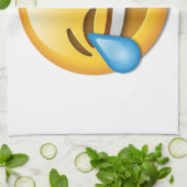 tranen van Joy emoji grappig Theedoek (Gevouwen)