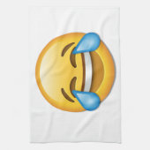 tranen van Joy emoji grappig Theedoek (Verticaal)