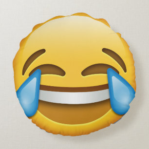 Tranen van Joy emoji grappige kussen